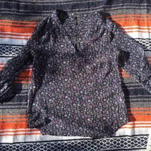 Maurices 3/4 Sleeve Floral Blouse